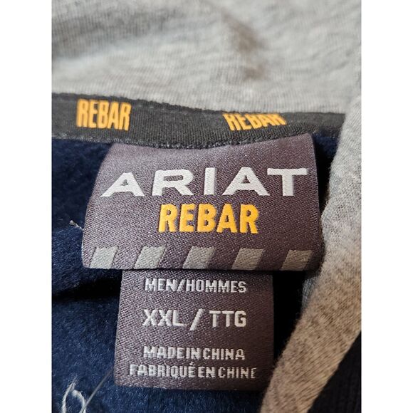 Ariat Rebar Workman Dually Water Repellant Hoodie | Men's size XXL - Picture 7 of 8